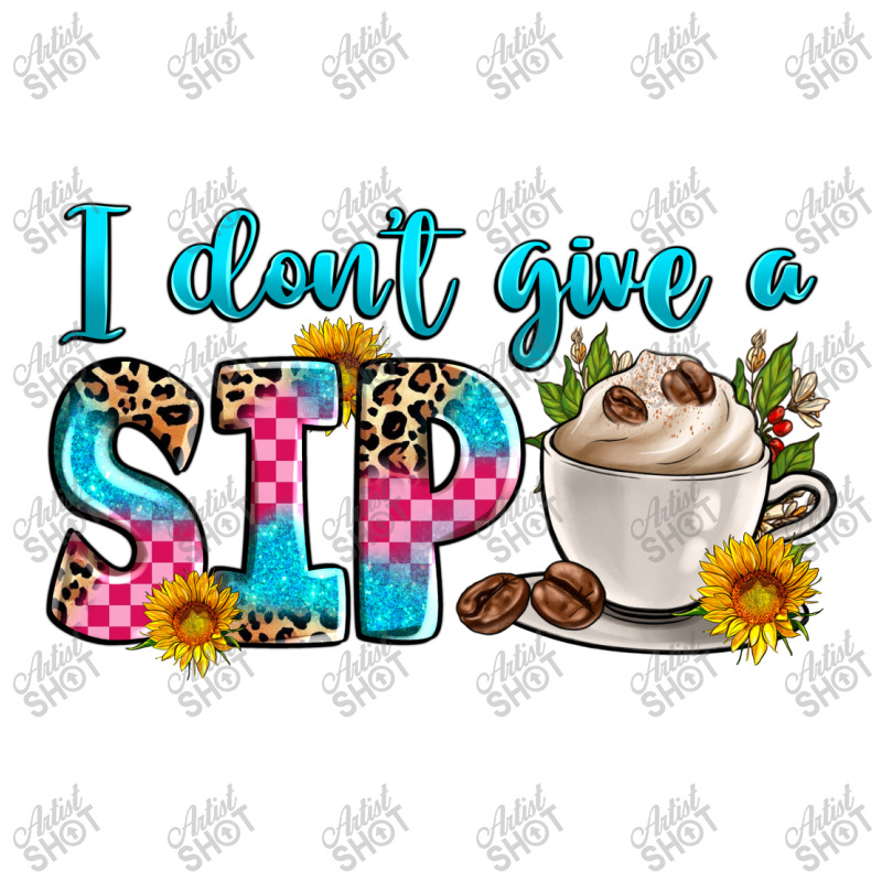 I Don't Give A Sip Raglan Crop Top by Zillion Design Studio | Artistshot