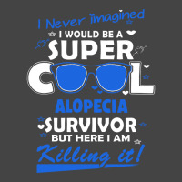 Alopecia Awareness Super Cool Survivor  In This Family No One Fights A Basic T-shirt | Artistshot