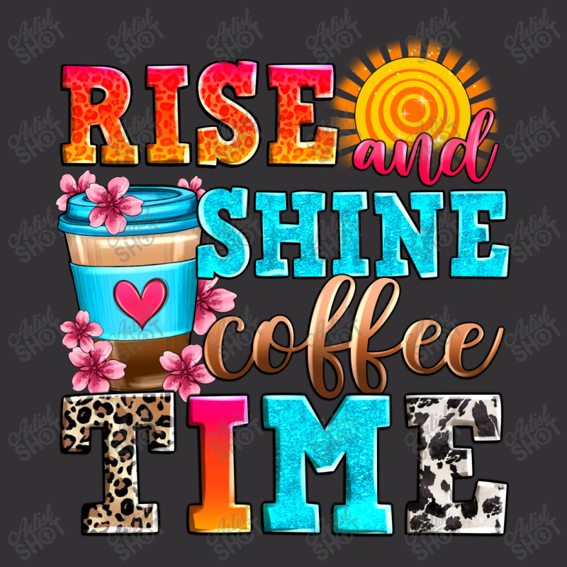 Rise And Shine Coffee Time Vintage Short by Zillion Design Studio | Artistshot