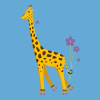 Trending Funny Roller Skating Giraffe Basic T-shirt | Artistshot