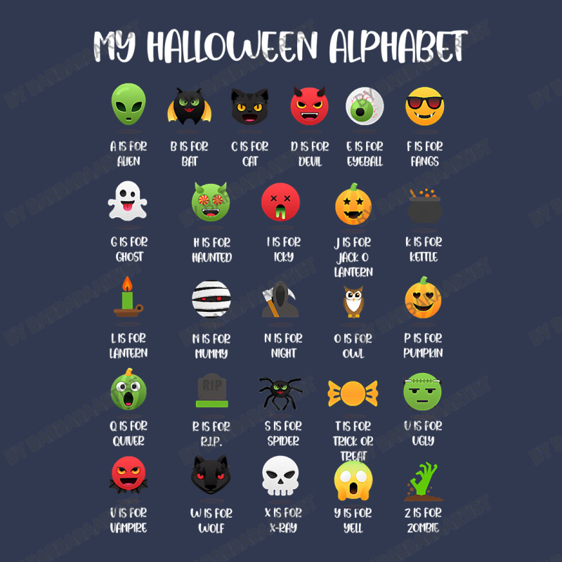 My Halloween Alphabet Funny Spooky Costume Design Basic T-shirt | Artistshot