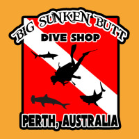 Big Sunken Butt Dive Shop Basic T-shirt | Artistshot