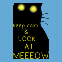 Keep Calm And Look At Meeeow Cat Hypnotic Basic T-shirt | Artistshot