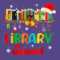 Cute Library Squad Christmas Bookshelf Light Xmas Book Lover T Shirt Basic T-shirt | Artistshot