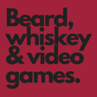 Beard, Whiskey   Video Games  Manly Whiskey Drinker Basic T-shirt | Artistshot