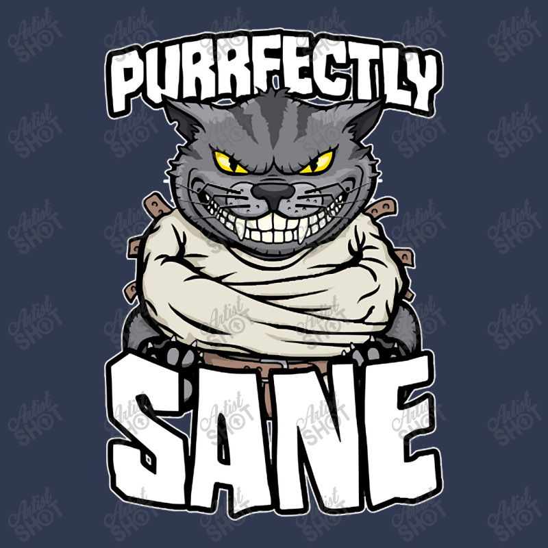 Hot Trend Purrfectly Sane Crazy Cat Lady Funny Mad Cat Lover Halloween Basic T-shirt by macklinsampson | Artistshot