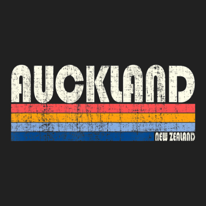 Limited Edition Vintage 70s Auckland, New Zealand Basic T-shirt by michaelyounger19 | Artistshot