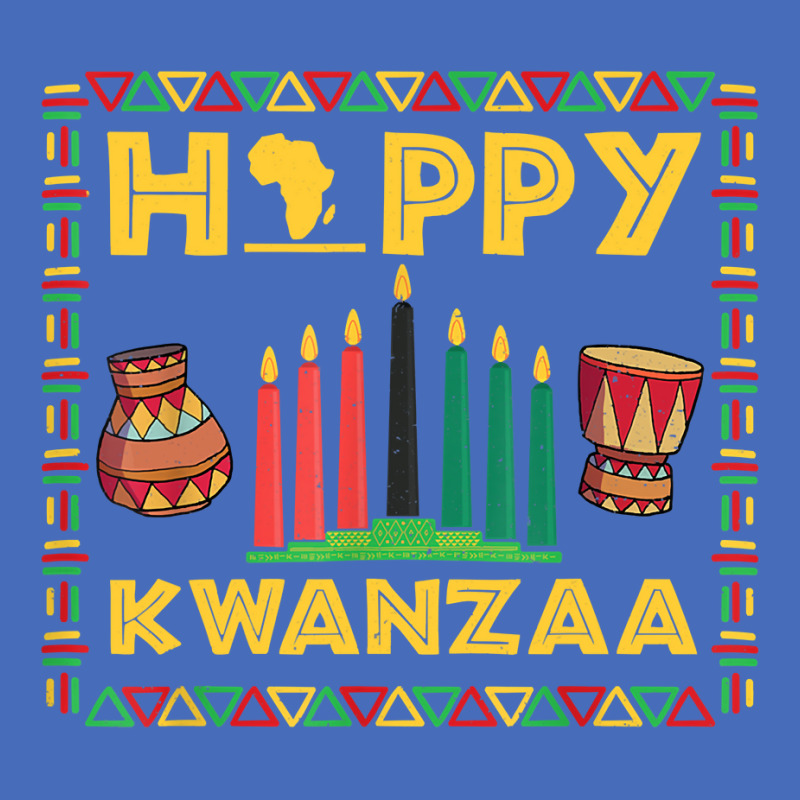 Happy Kwanzaa Kinara Candles Principles African American Long Sleeve T Basic Youth T-shirt by therronjayes | Artistshot