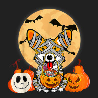 Cute Halloween Costume Welsh Corgi Mummy Dog Lover Design Basic Youth T-shirt | Artistshot