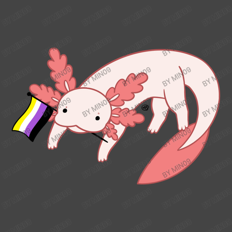 Pride Axolotl- Non-binary Basic Youth T-shirt by Min09 | Artistshot