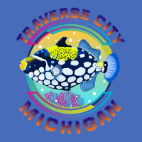 Traverse City Michigan Fishing Town, Clown Triggerfish With Colorful P Basic Youth T-shirt | Artistshot