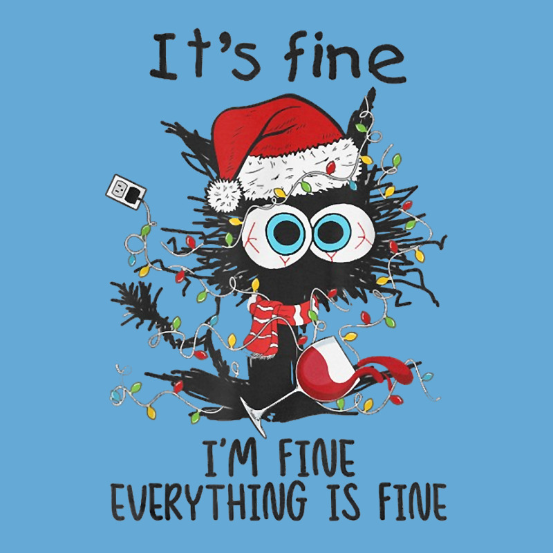 It's Fine I'm Fine Everything Is Fine Wine Glass Christmas T Shirt Basic Youth T-shirt | Artistshot