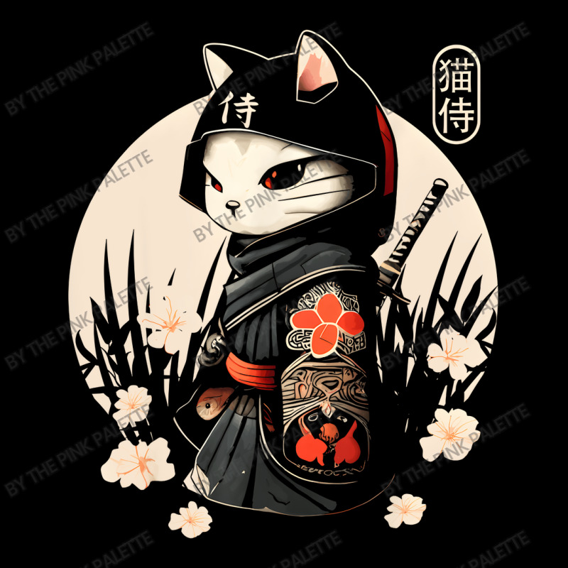 Japanese Samurai Cat Tattoo, Kawaii Ninja Cat Ornament | Artistshot