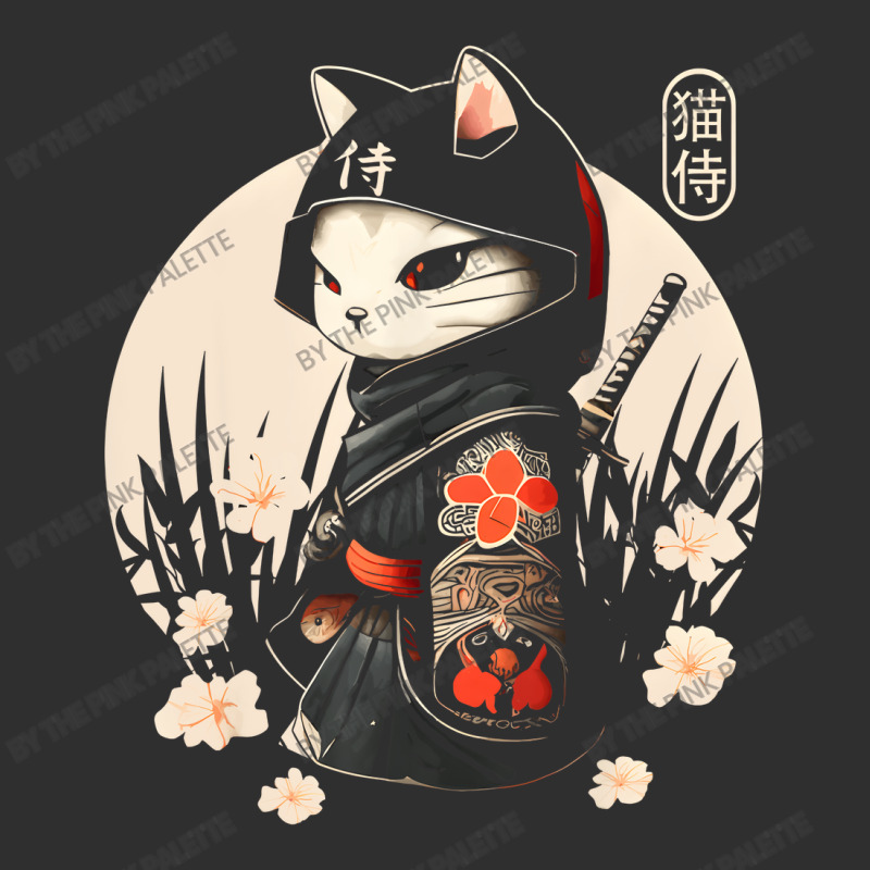 Japanese Samurai Cat Tattoo, Kawaii Ninja Cat Rectangle  Leatherette Patch | Artistshot