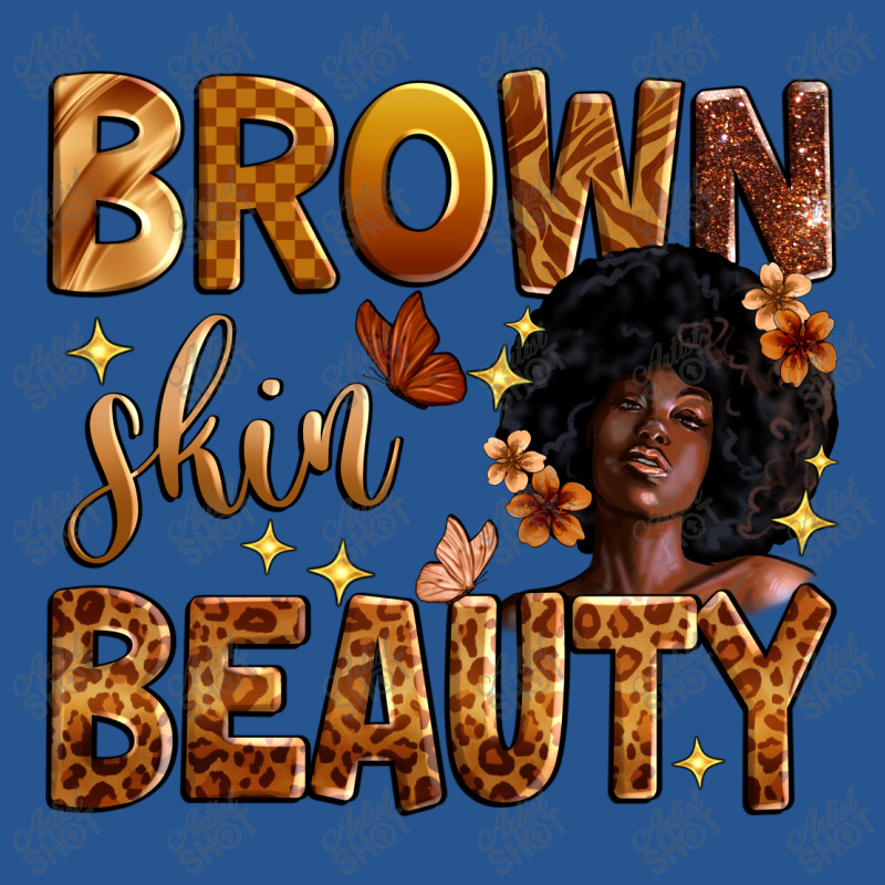 Brown Skin Beauty Ladies Fitted T-shirt | Artistshot