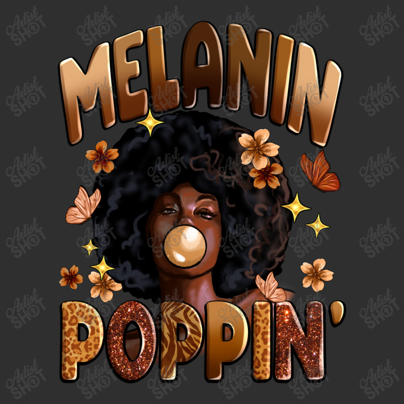 Melanin Poppin Oval Leatherette Patch | Artistshot