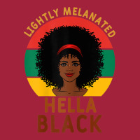 Womens Women Lightly Melanated Hella Black Melanin Pride Afrogift Basic T-shirt | Artistshot