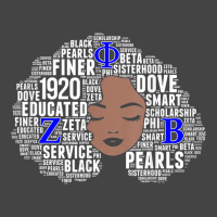 Womens Zeta 1920 African Women Educated Dove Afro Hair Words _002 Basic T-shirt | Artistshot