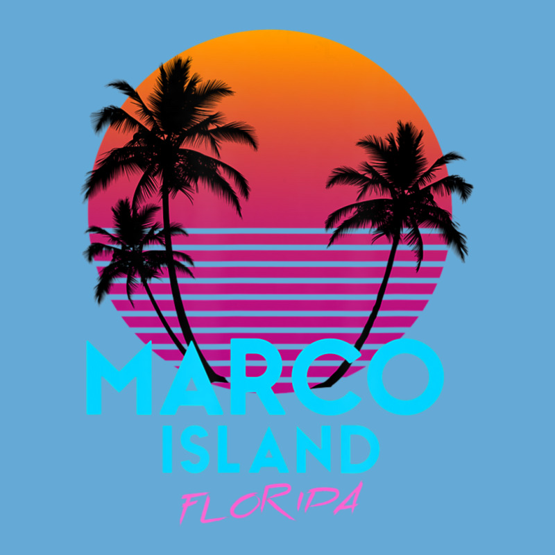 Hot Trend Marco Island Florida Retro 80s Basic T-shirt by haodinhvan1 | Artistshot