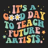 Hot Trend Groovy It's A Good Day To Teach Future Artists Art Teacher Basic T-shirt | Artistshot