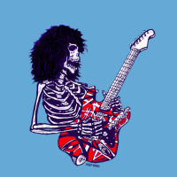 Dead E Virtuoso Rock Guitar Player Zombie Skeleton Basic T-shirt | Artistshot