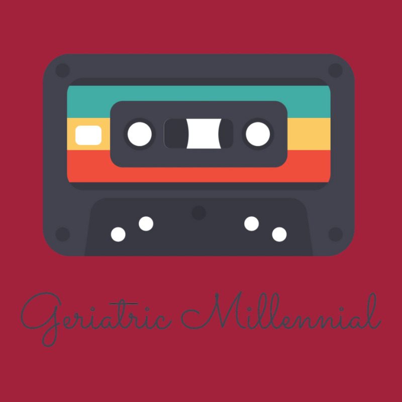 Geriatric Millennial Cassette Design Classic  (1) (1) (1) (1) Basic T-shirt by kaistosylinj | Artistshot