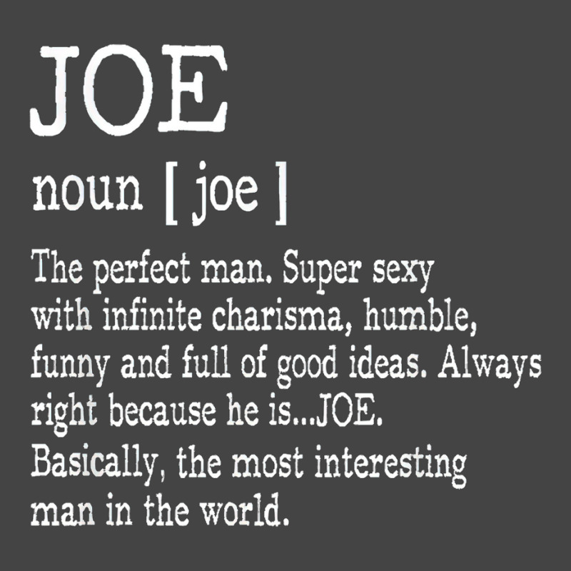 Adult Definition  First Name Joe Men Funny Classic Basic T-shirt by embarigosineg | Artistshot