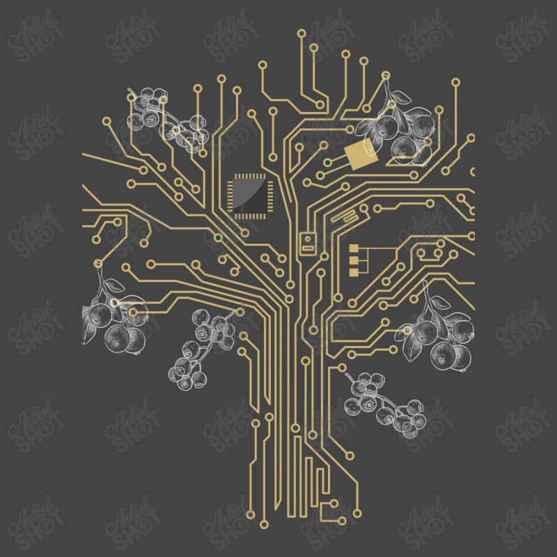 Tree Of Motherboard Fruits Basic T-shirt | Artistshot