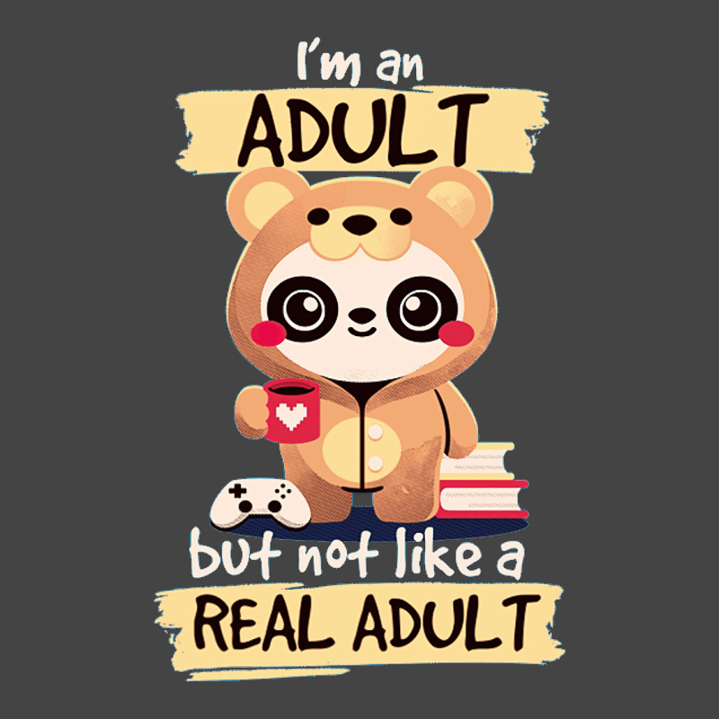 Adult Panda Bear Im An Adult But Not Like A Real Adult Classic Basic T-shirt by embarigosineg | Artistshot