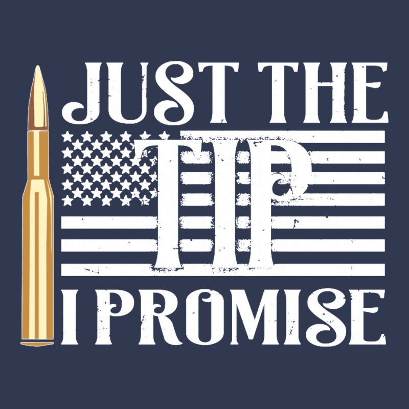 Printed Kicks Just The Tip I Promise Usa Flag 5 56 Bullet Sweatshirt Basic T-shirt | Artistshot