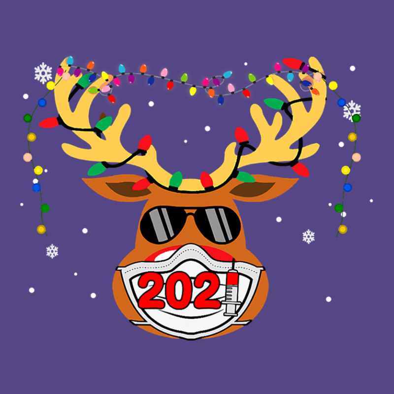 Reindeer In Mask Vaccination Merry 1 Basic T-shirt by MaryWright | Artistshot