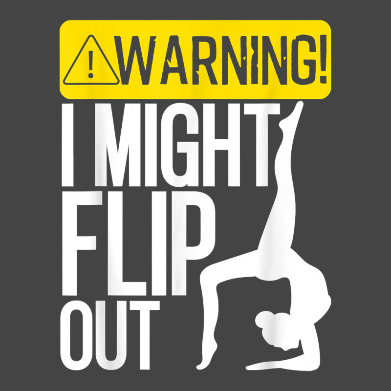 Funny Warning I Might Flip Out Gymnastics Art For Girls Boys T Shirt Basic T-shirt | Artistshot