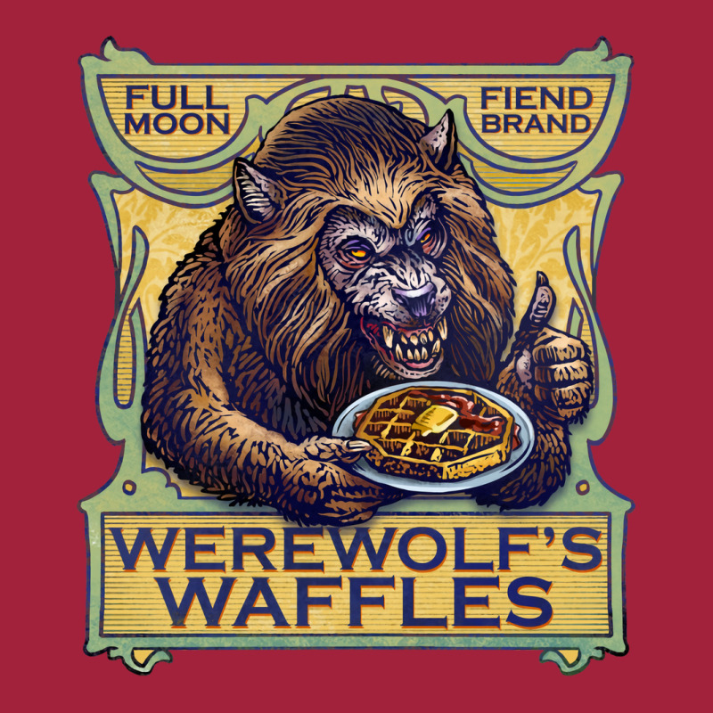 Werewolfs Waffles Nostalgia Basic T-shirt by fizzoviklea | Artistshot