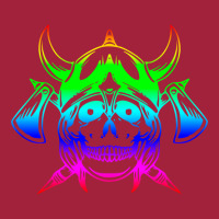 Multicolored Scandinavian Viking Skull In Helmet With Crossed Axes Mod Basic T-shirt | Artistshot