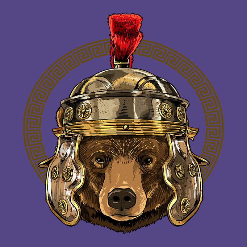 Bear In Roman Helmet Centurion Legionnaire Bear Lover 57.png Basic T-shirt by SCOTTALLENZ | Artistshot