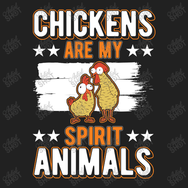 Limited Edition Chickens Spirit Animal Chicken-56wqo Basic T-shirt by webberkyla | Artistshot