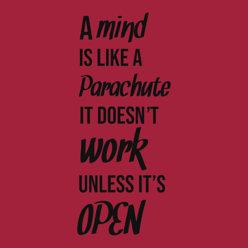 A Mind Is Like A Parachute, It Doesnt Work Unless Its Open Baby Nostal Basic T-shirt | Artistshot