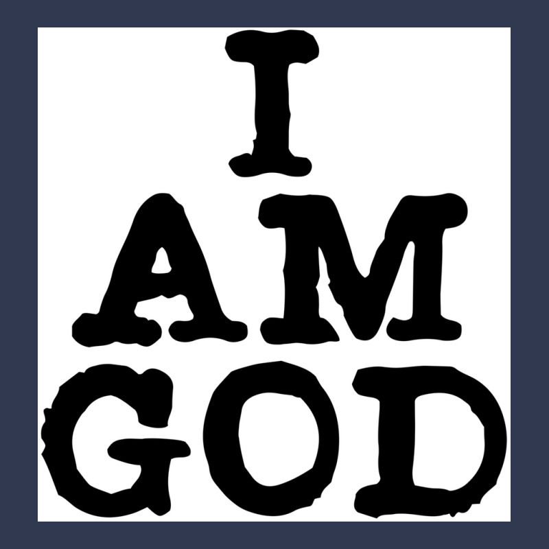 I Am God Cool Lettering Badass Random Funny Poster Vintage (1) Basic T-shirt | Artistshot