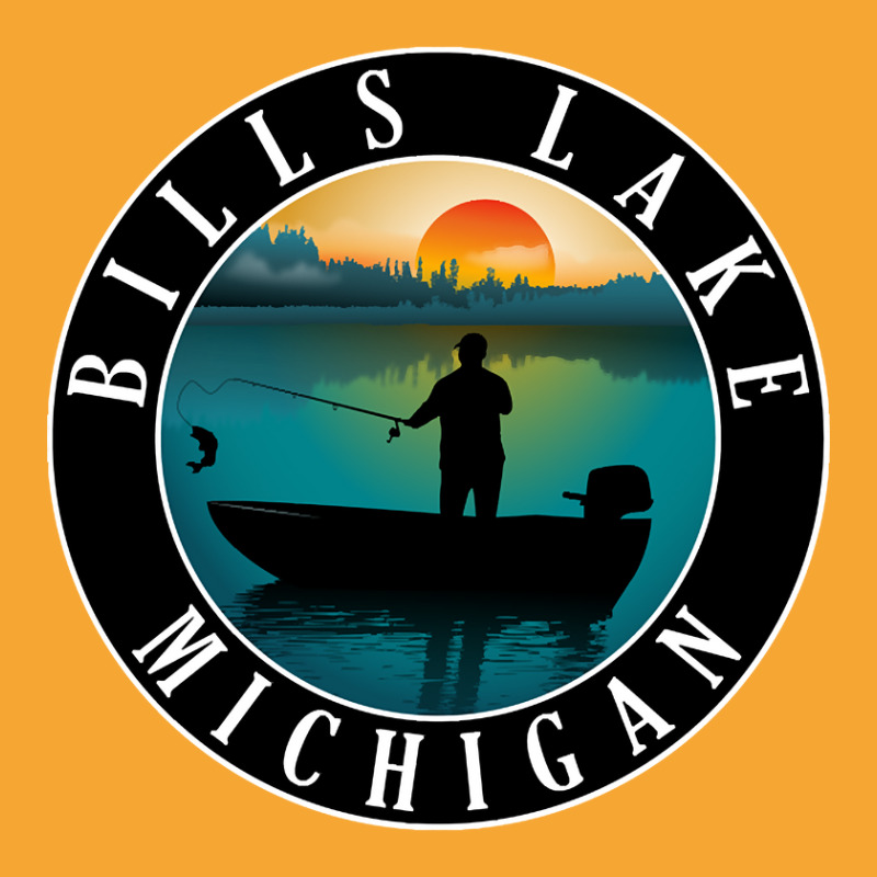 Limited Edition Bills Lake Fishing Michigan Sunset Basic T-shirt | Artistshot