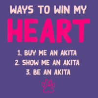 Trending Ways To Win My Heart Dog Lover Akita Inu Dog Owner Basic T-shirt | Artistshot