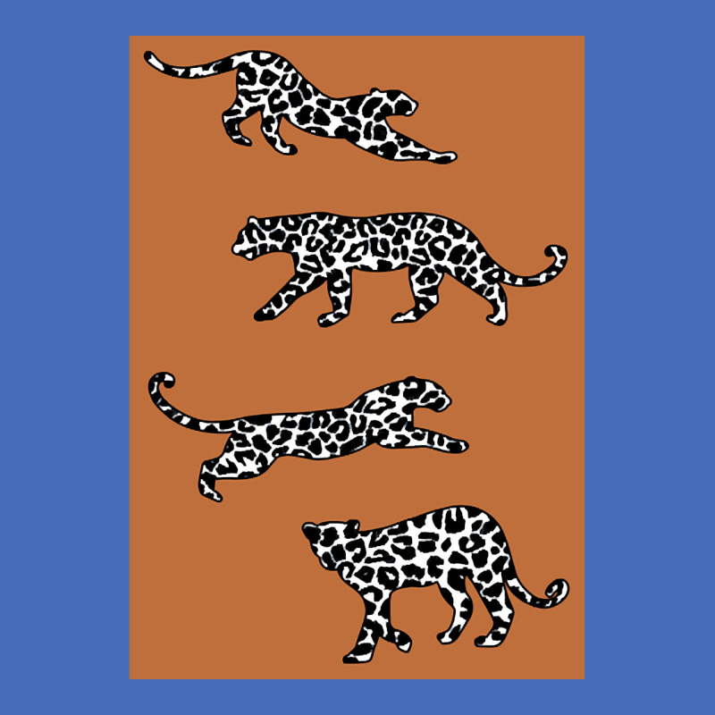 Limited Edition Leopard Shapes Pattern, Black And White, On Burnt Oran Basic Youth T-shirt by Ledford Leslie | Artistshot