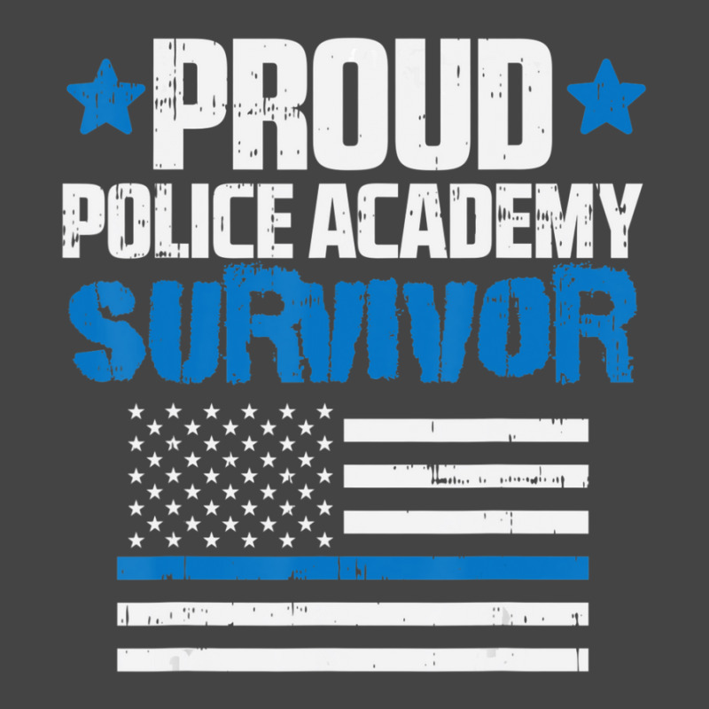 Trending Proud Police Academy Survivor Us Flag Thin Blue Line Basic Youth T-shirt | Artistshot