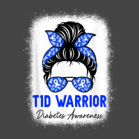 Type 1 Diabetes Warrior Shirt T1d Awareness Month Messy Bun Basic Youth T-shirt | Artistshot