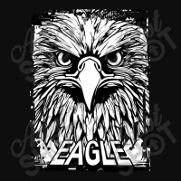 Eagle Black And White Crop Top | Artistshot