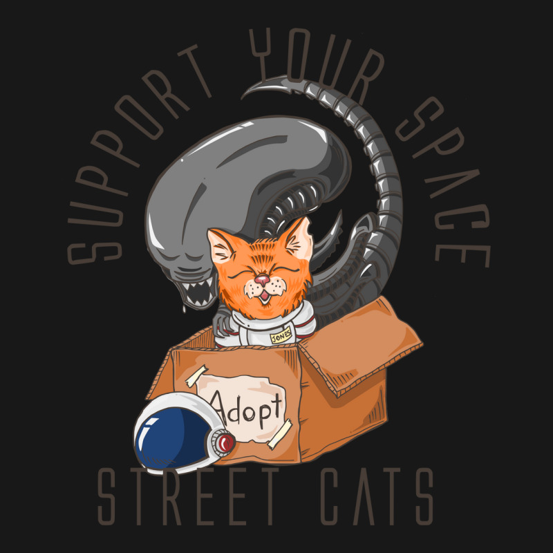 Support Your Space Street Cats Flannel Shirt | Artistshot