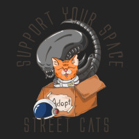 Support Your Space Street Cats 3/4 Sleeve Shirt | Artistshot