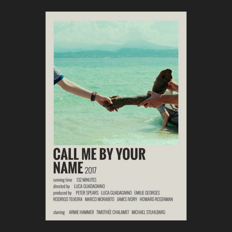 Call Me By Your Name Movie Poster Basic T-shirt by gajanbasqesu | Artistshot