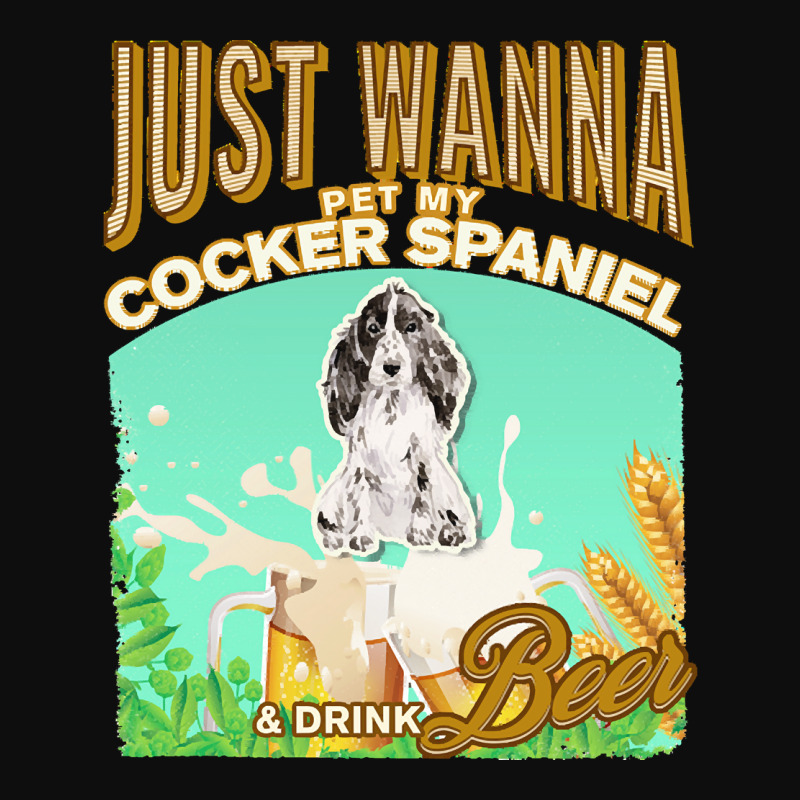 Cocker Spaniel T  Shirt Dog Owner, Just Wanna Pet My Cocker Spaniel & Crop Top by ashasatterfield566 | Artistshot