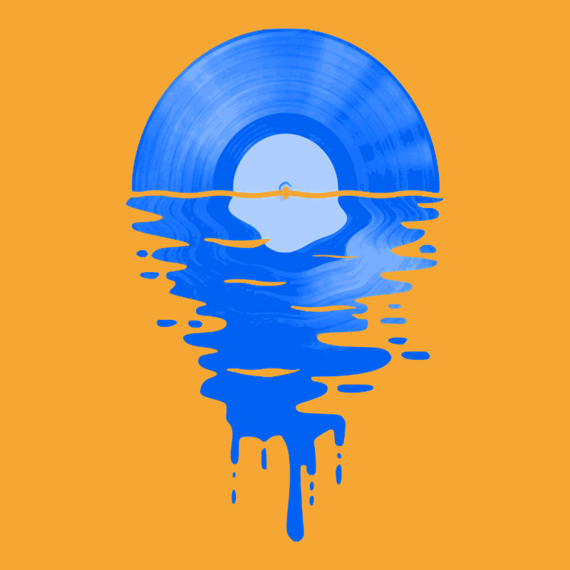 Limited Edition Cool Music Vinyl Record Retro Blue Basic T-shirt by Ledford Leslie | Artistshot