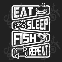 Limited Edition Eat Sleep Fish Repeat Basic T-shirt | Artistshot